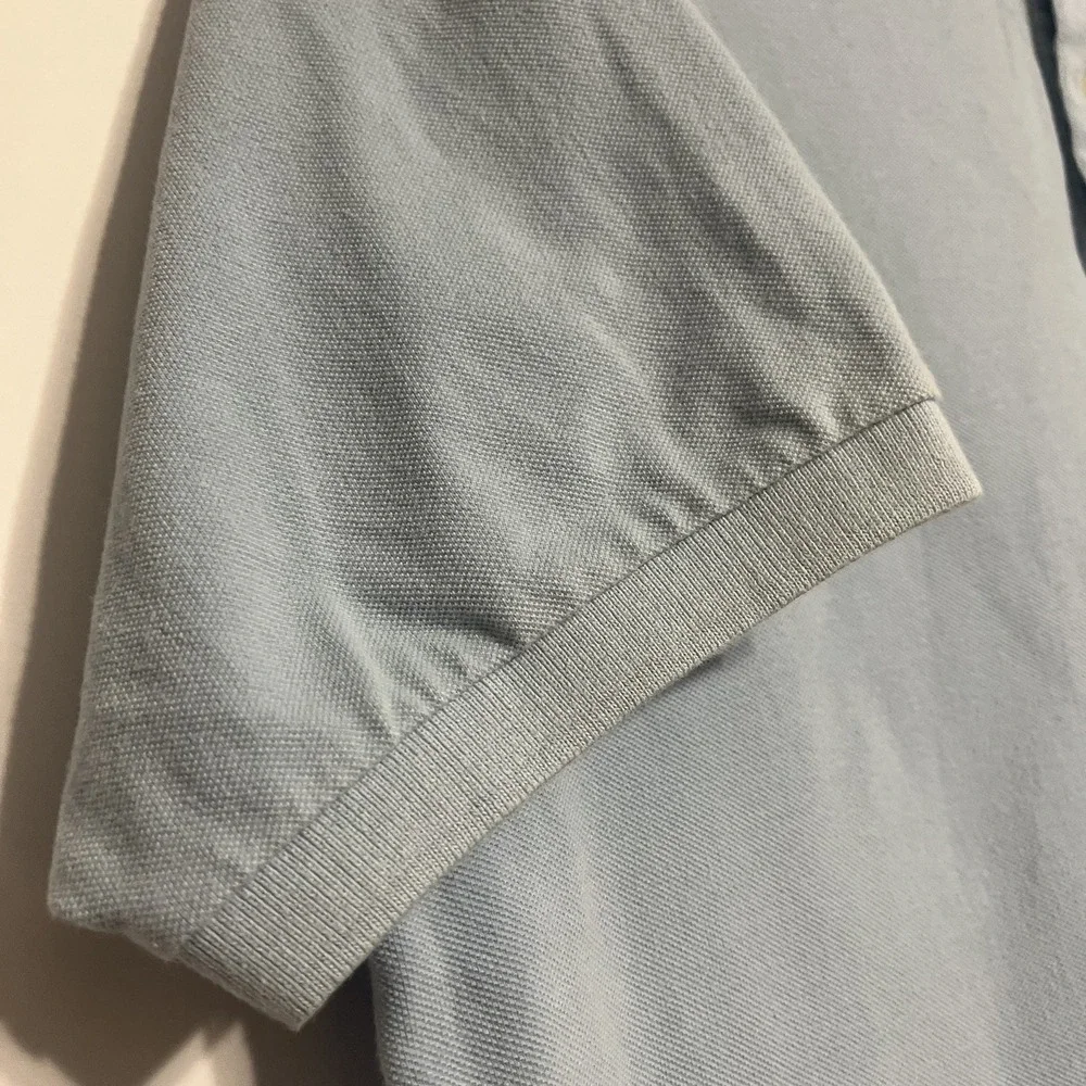 Polo Ralph Lauren Polo Shirt Mens XL Blue Short Sleeve Cotton Pink Pony Logo